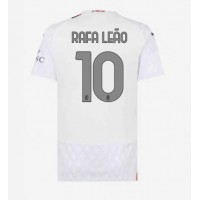 Fotbalové Dres AC Milan Rafael Leao #10 Dámské Venkovní 2023-24 Krátký Rukáv